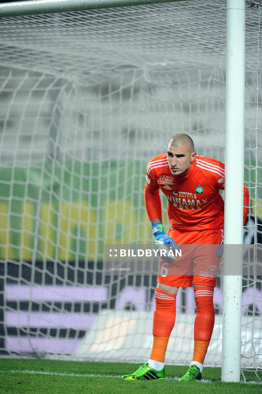  Fotboll, Franska ligan, Saint Etienne - Marseille: Stephane RUFFIER -  Saint Etienne / Marseille - 37eme journee de Ligue 1 - 