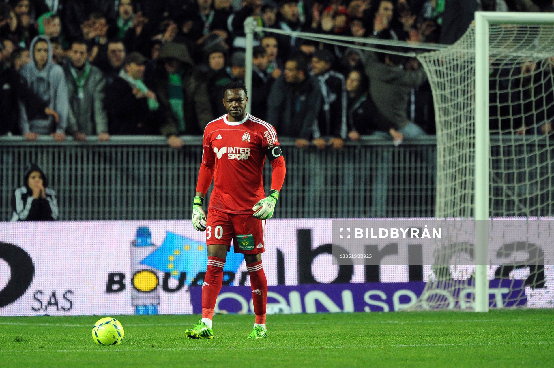  Fotboll, Franska ligan, Saint Etienne - Marseille: Steve MANDANDA -  Saint Etienne / Marseille - 37eme journee de Ligue 1 - 