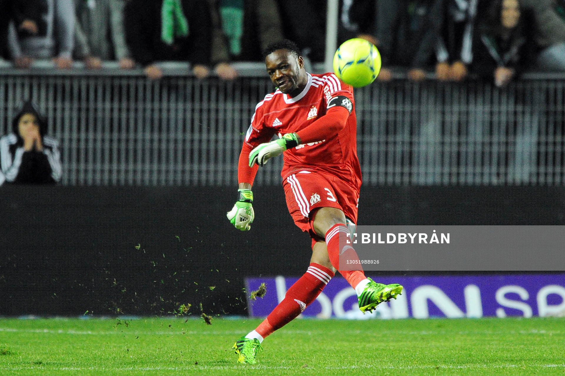  Fotboll, Franska ligan, Saint Etienne - Marseille: Steve MANDANDA -  Saint Etienne / Marseille - 37eme journee de Ligue 1 - 