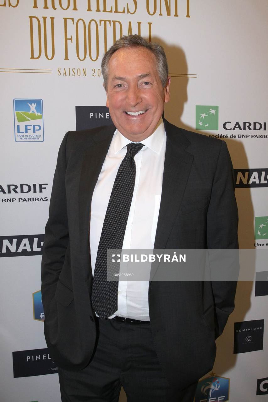  Fotboll, Franska fotbollsgalan: Gerard Houllier - 19.05.2013 - CEremonie des trophees UNFP du Football 2013 - 