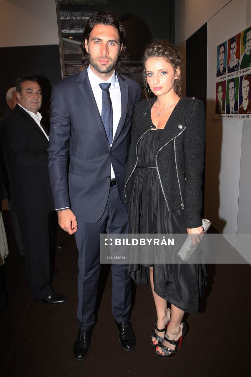 Salvatore Sirigu et sa femme ( meilleur gardien Ligue 1 ) -