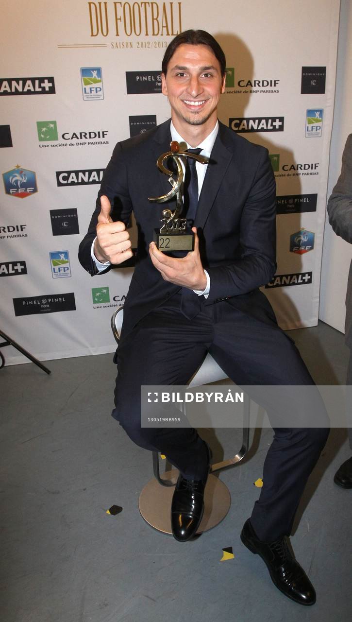 Zlatan Ibrahimovic ( meilleur joueur Ligue 1 ) - 19.05.2013