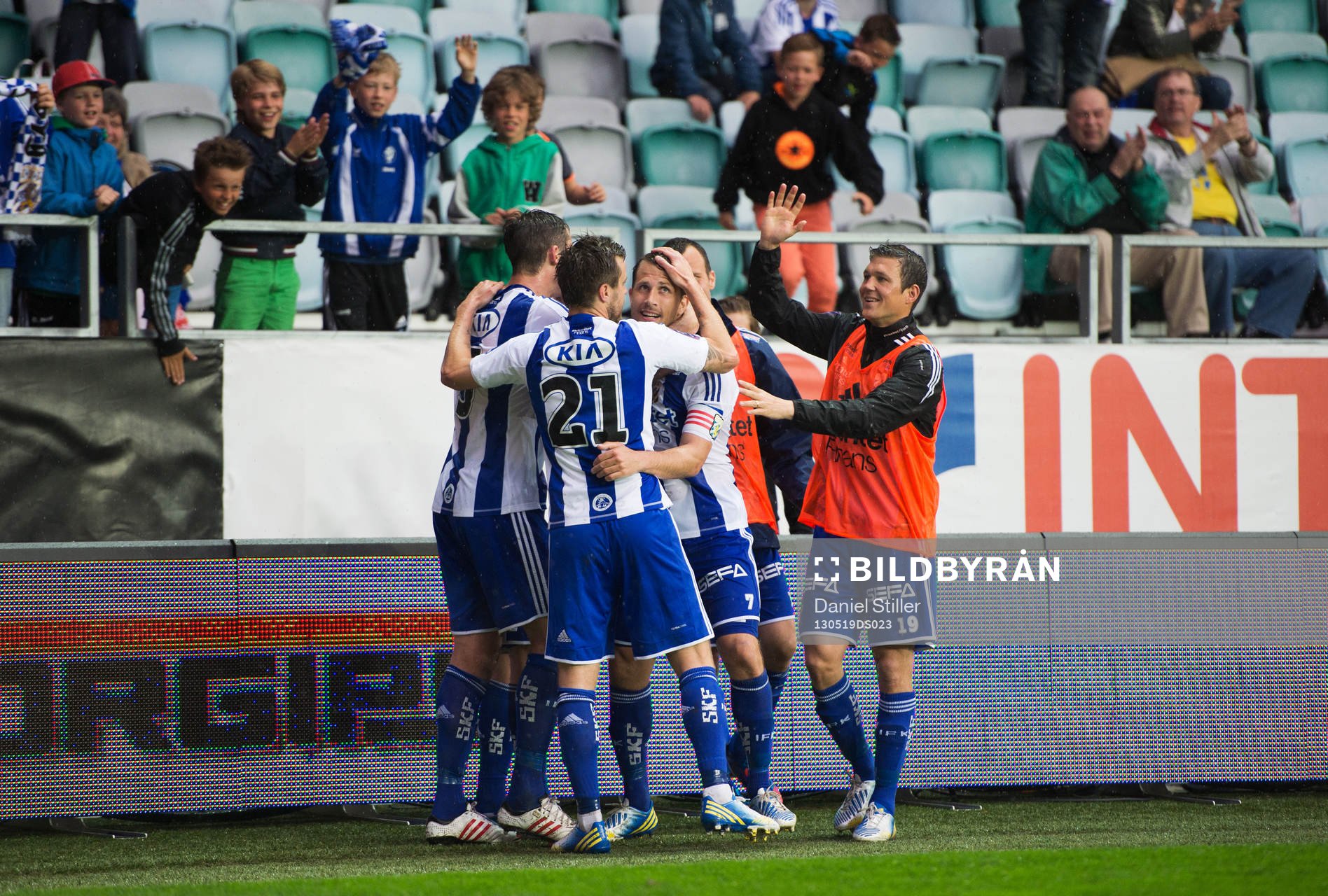 Tobias Hysén, IFK Göteborg, gör 2-0, jubel Pontus