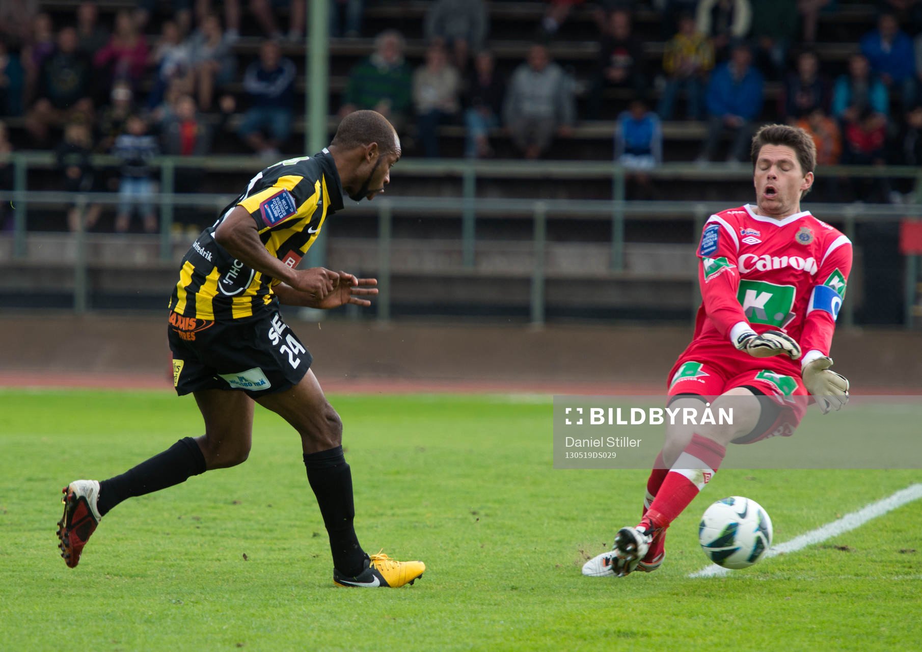 Mattias Hugosson, målvakt Gefle, räddar