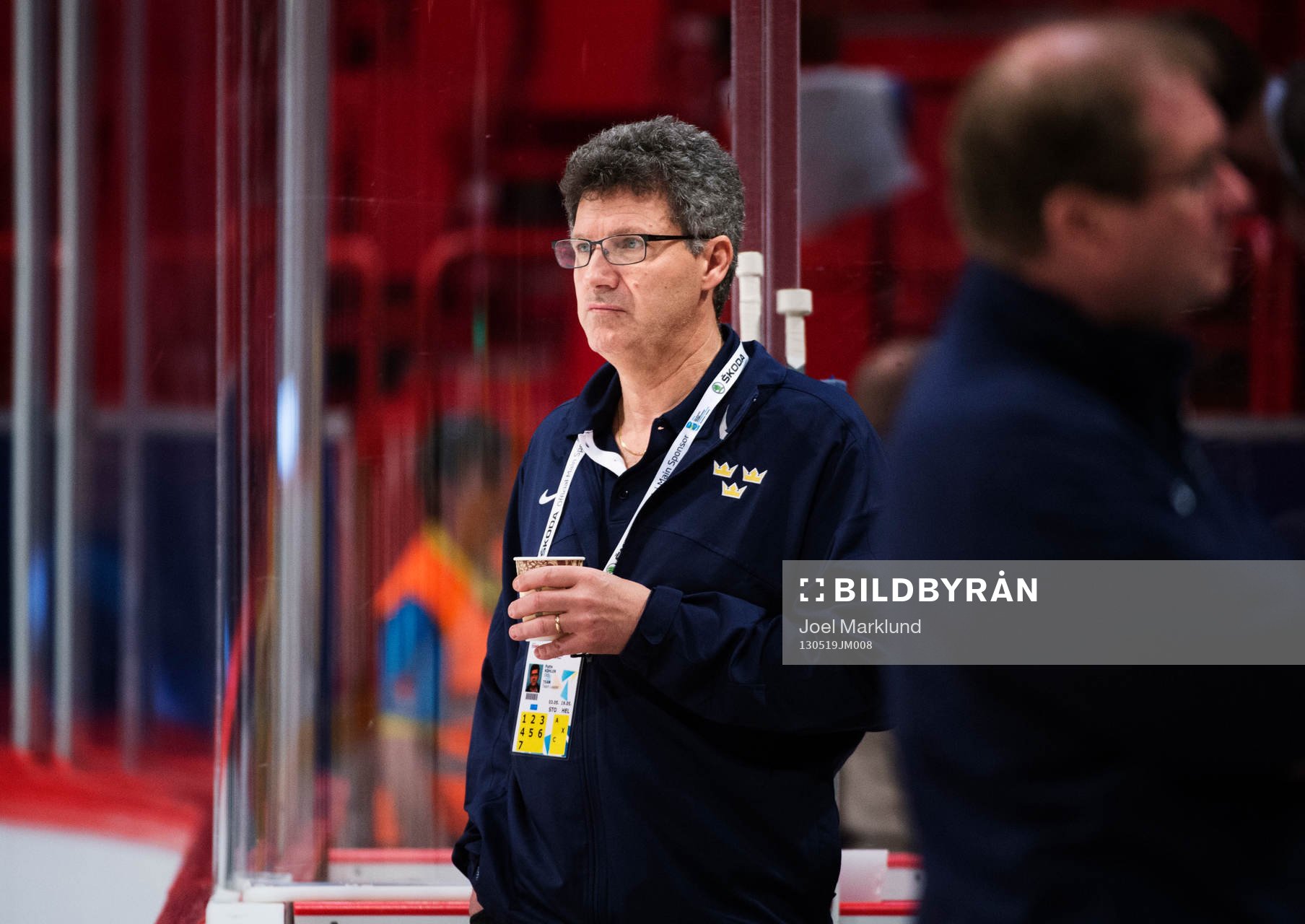Putte Köhler, team leader, på Sveriges värmning