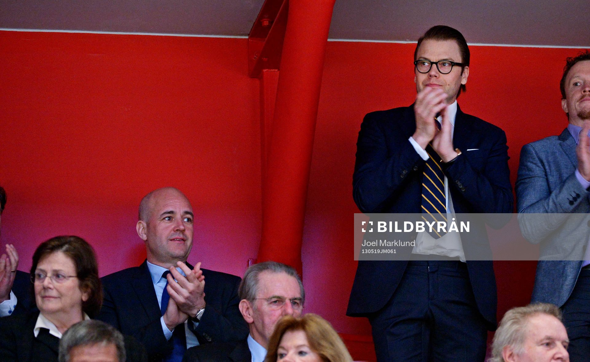 Statsminister Fredrik Reinfeldt och Prins Daniel på
