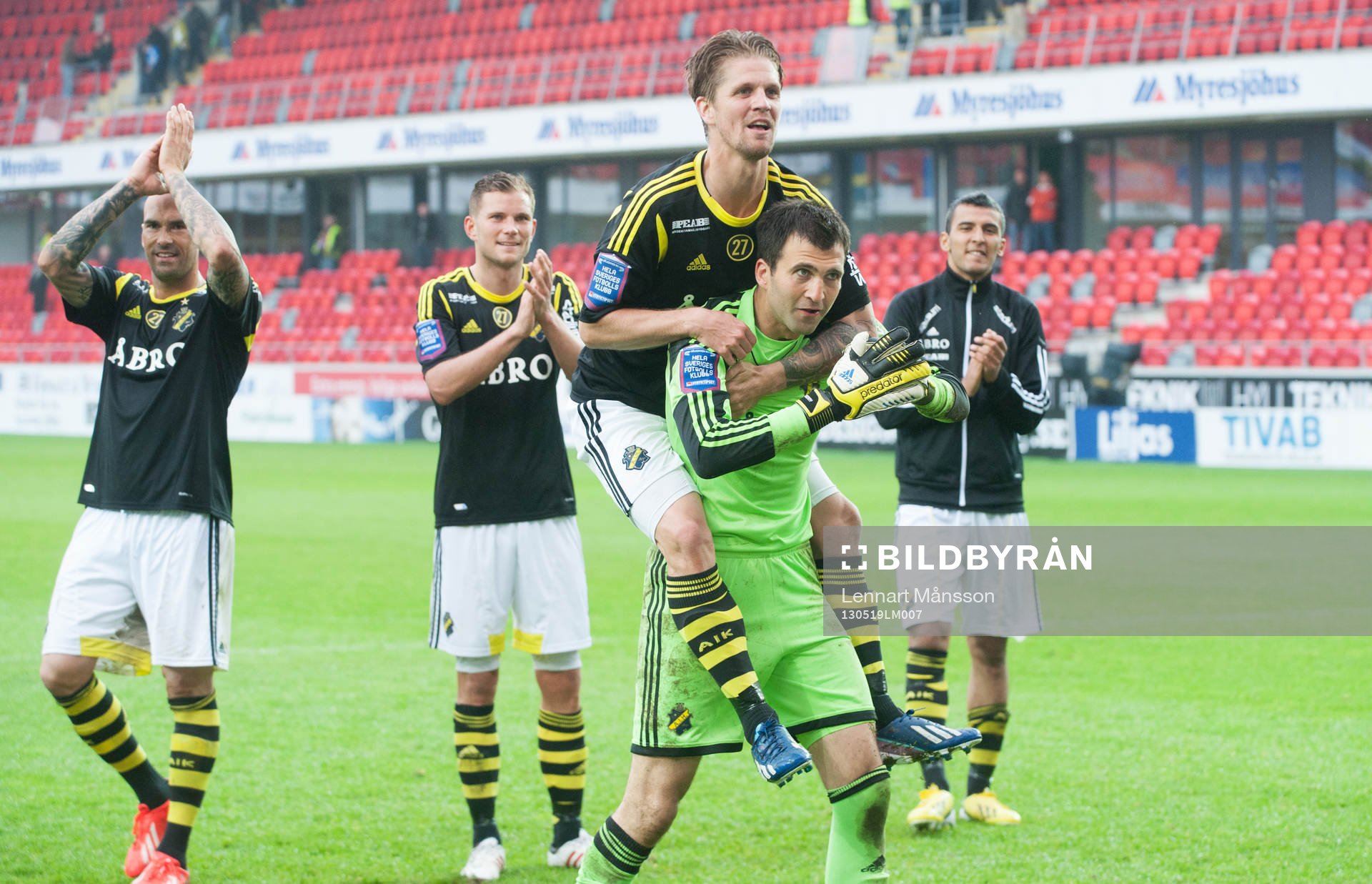 Kyriakos Stamatopoulos, målvakt, AIK, och Martin
