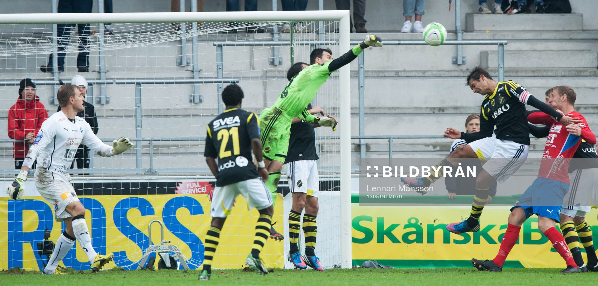 Slutminut, Kyriakos Stamatopoulos, målvakt, AIK, boxar