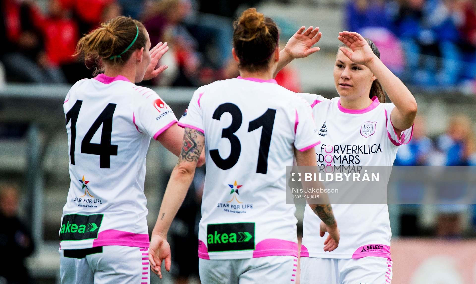 Manon Melis, Ramona Bachmann, Anja Mittag, LdB FC Malmö,