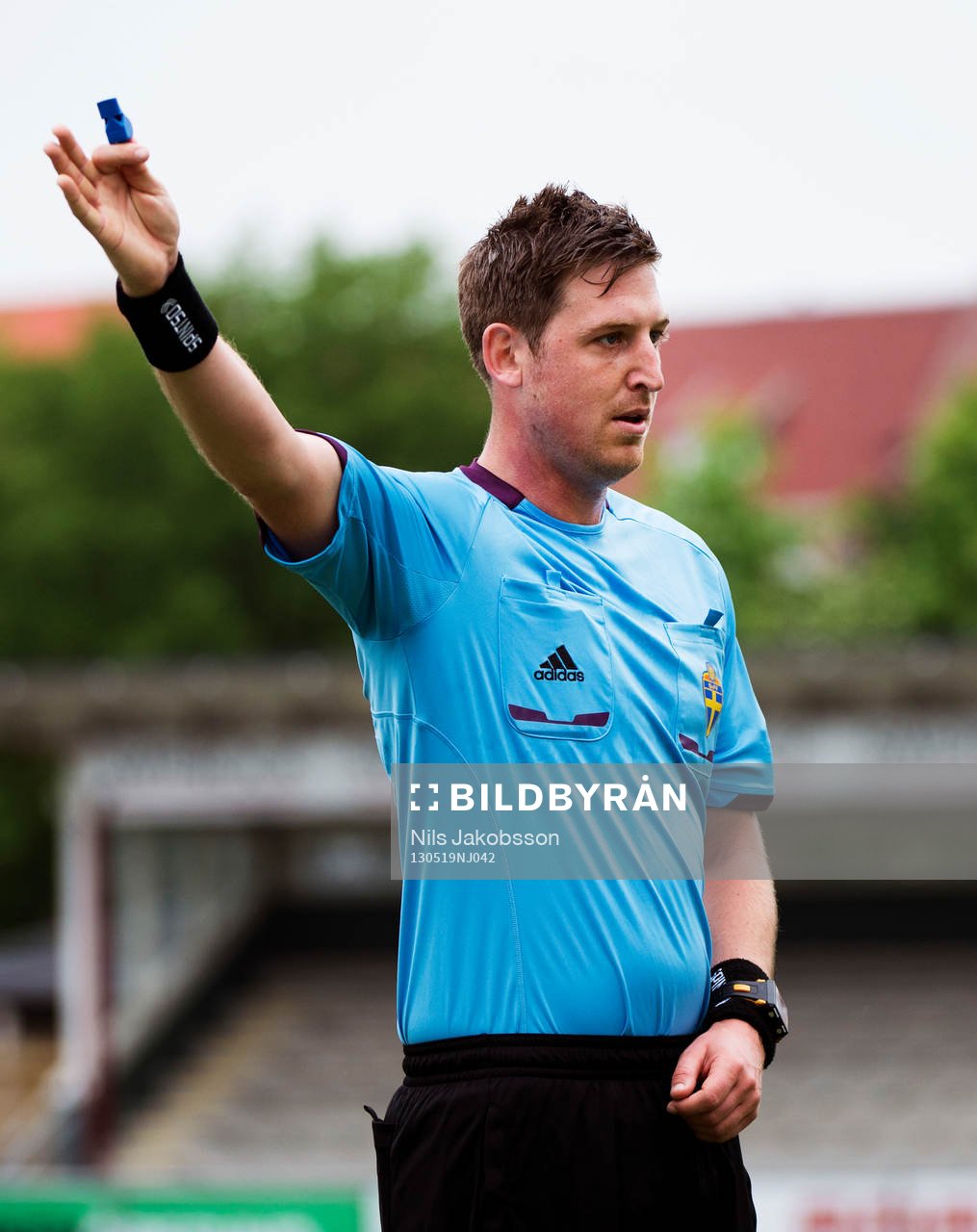 Fotboll, Damallsvenskan, LDB Malmö - Vittsjö: domare Jakob Magnetorp.
