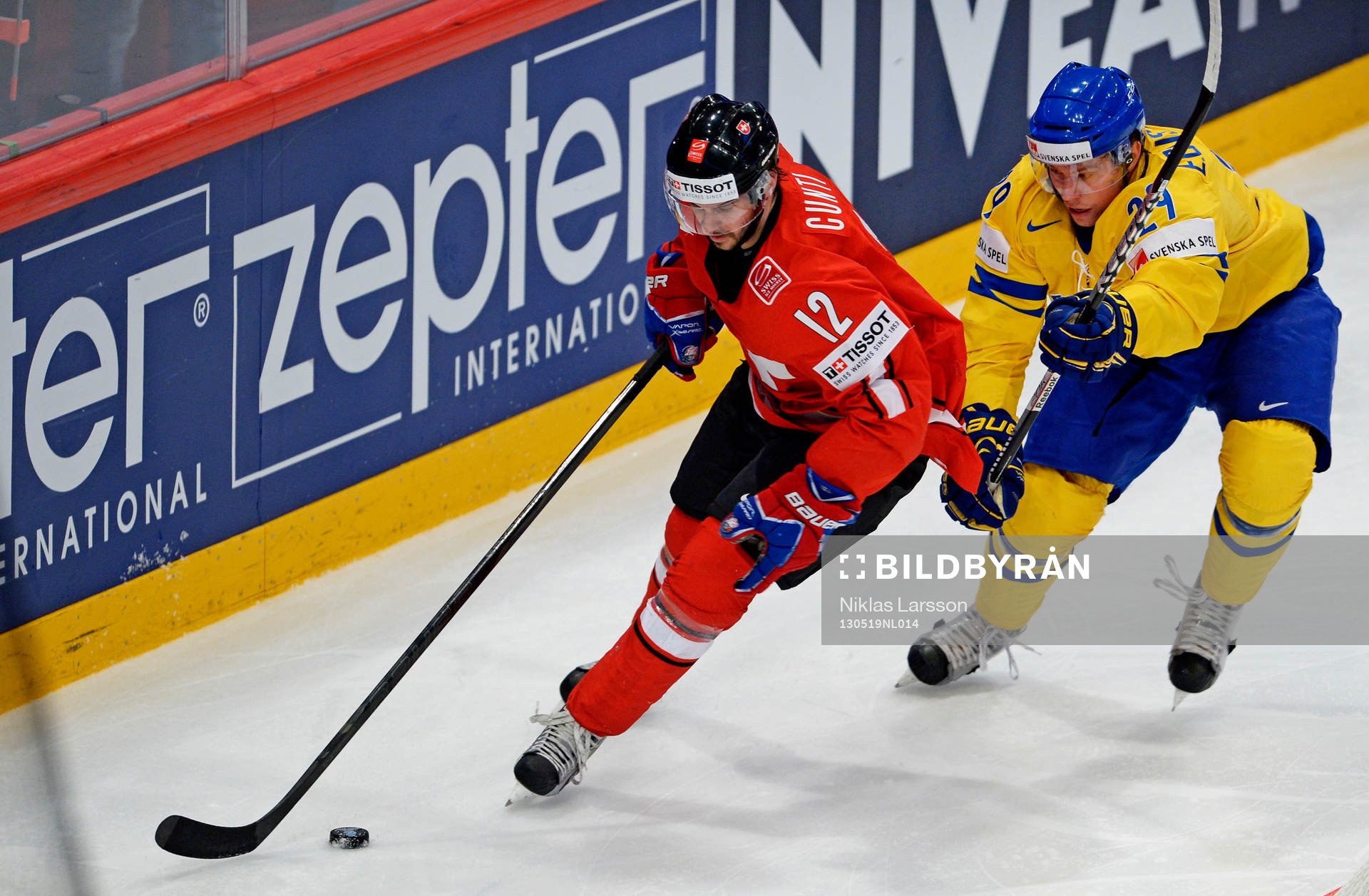 Luca Cunti, Schweiz, Alexander Edler, Sverige