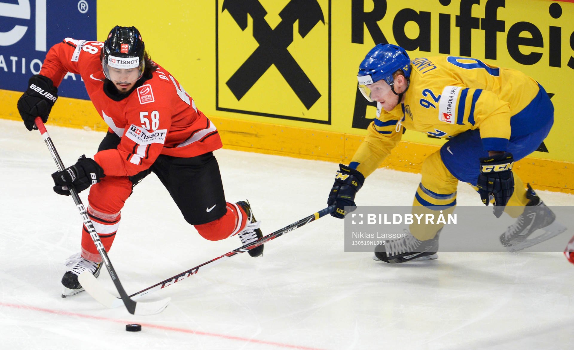 Eric Blum, Schweiz, Gabriel Landeskog, Sverige