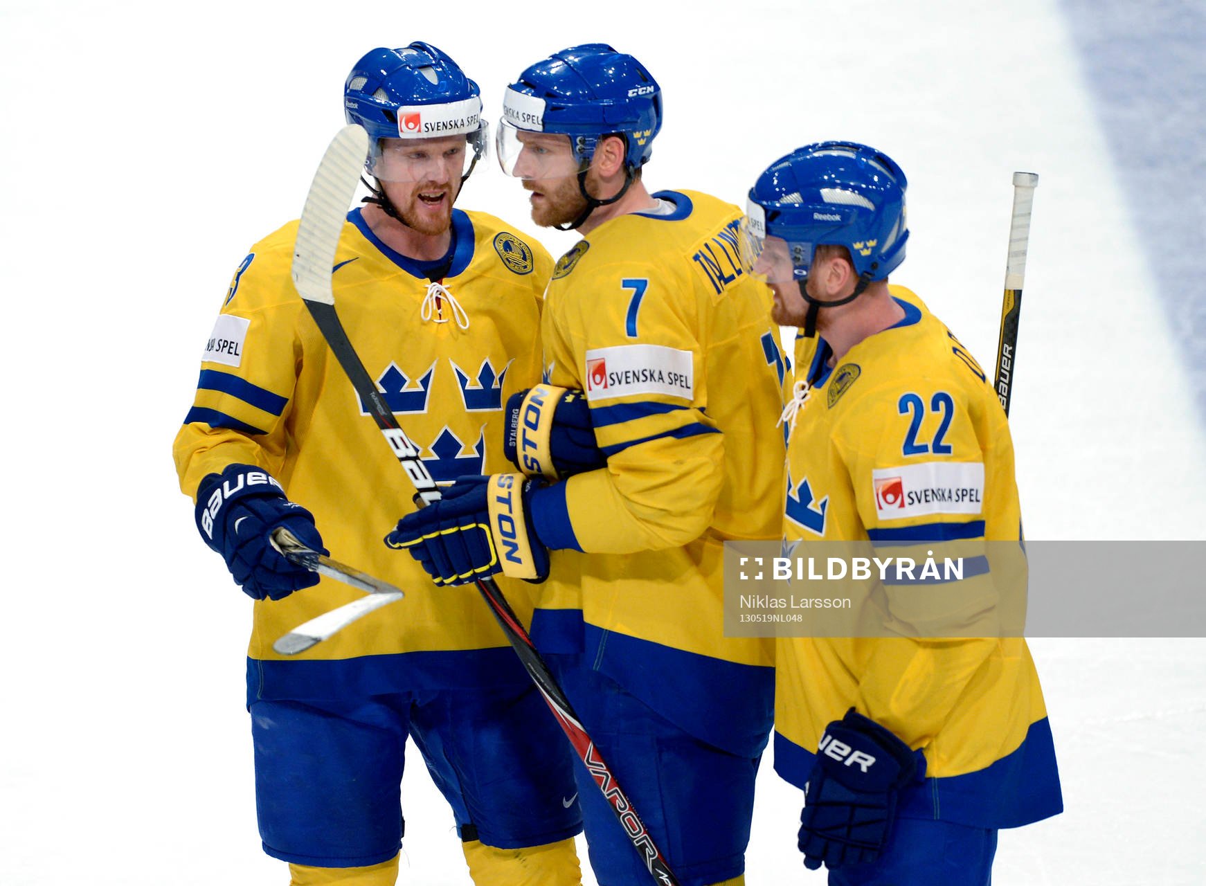 Henrik Sedin, Henrik Tallinder, Daniel Sedin, Sverige