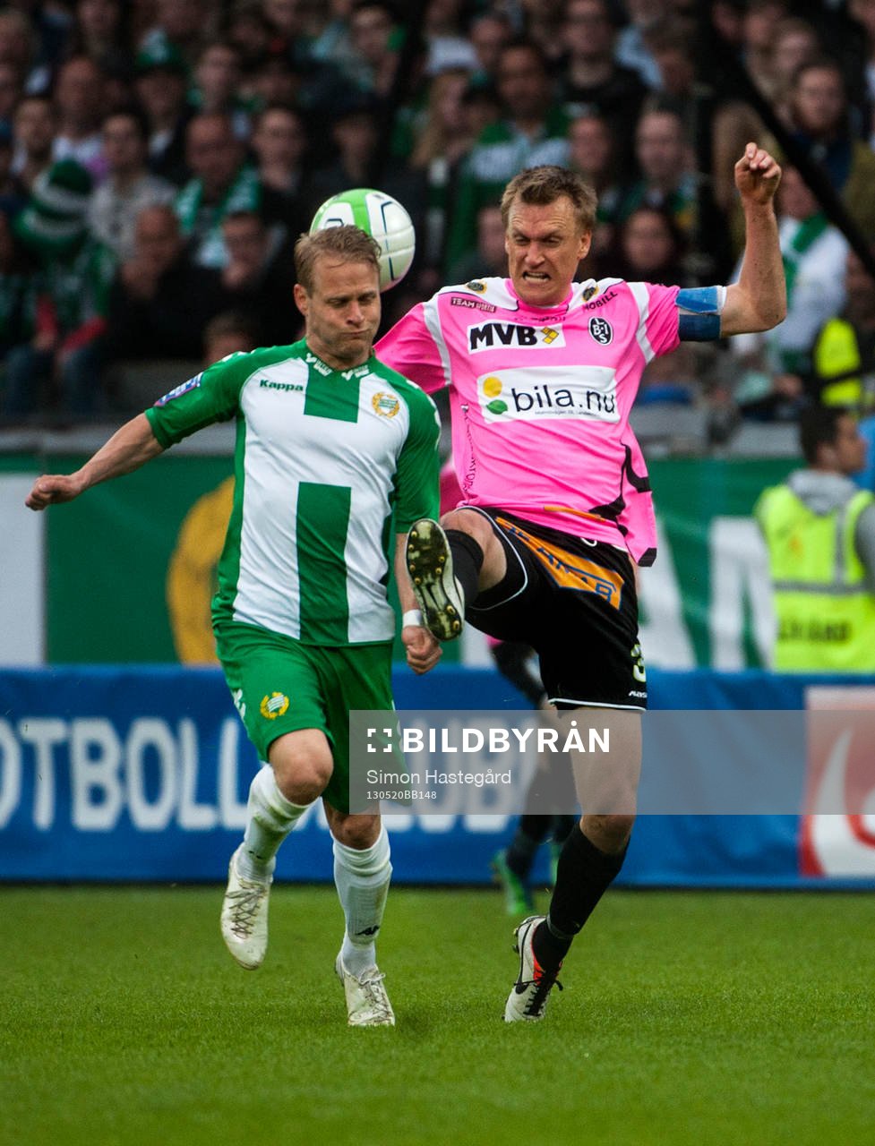 Erik Sundin, Hammarby, och Linus Malmqvist, Landskrona BOIS