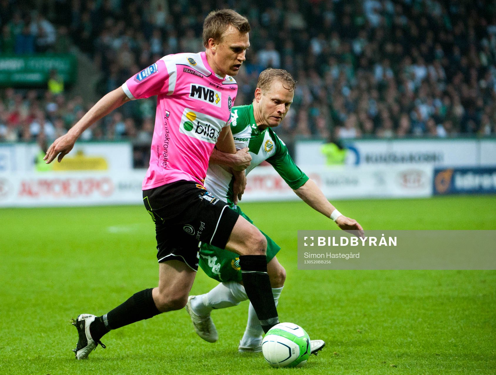 Linus Malmqvist, Landskrona BoIS och Erik Sudin, Hammarby