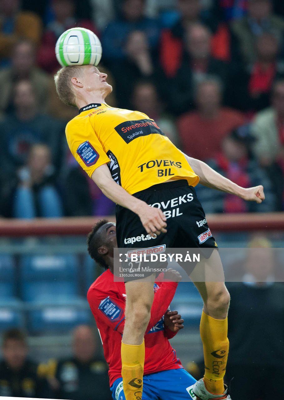 Tom Söderberg, Elfsborg, högre än David Accam,