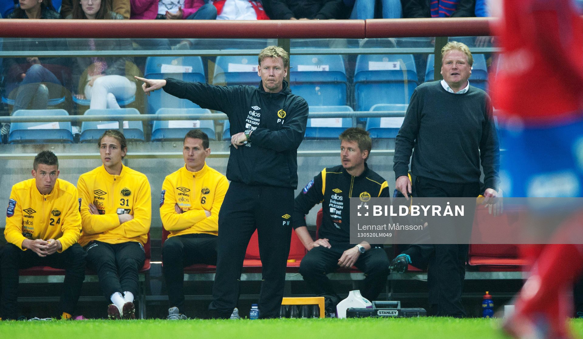 Jörgen Lennartsson och Peter Wettergren, tränare, Elfsborg