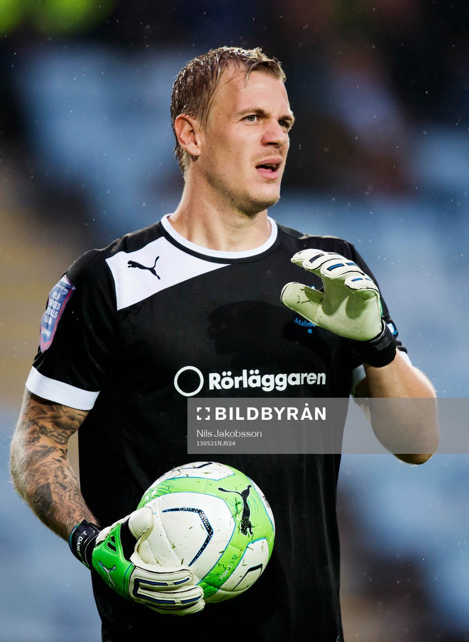 Johan Dahlin, målvakt, Malmö FF
