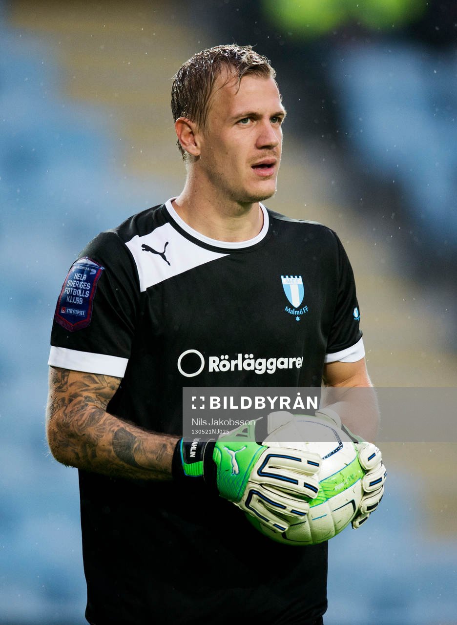 Johan Dahlin, målvakt, Malmö FF
