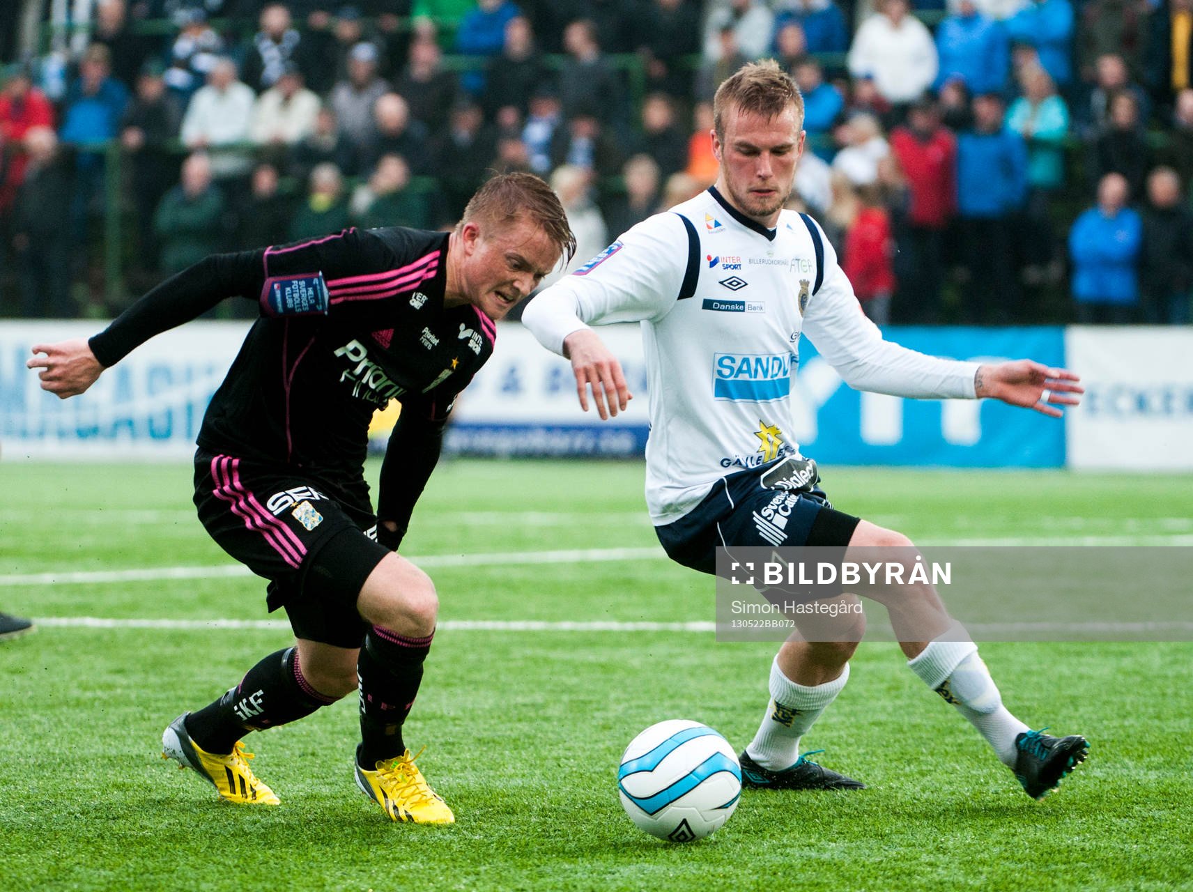 Sam Larsson, IFK Göteborg, och Alexander Faltsetas, Gefle