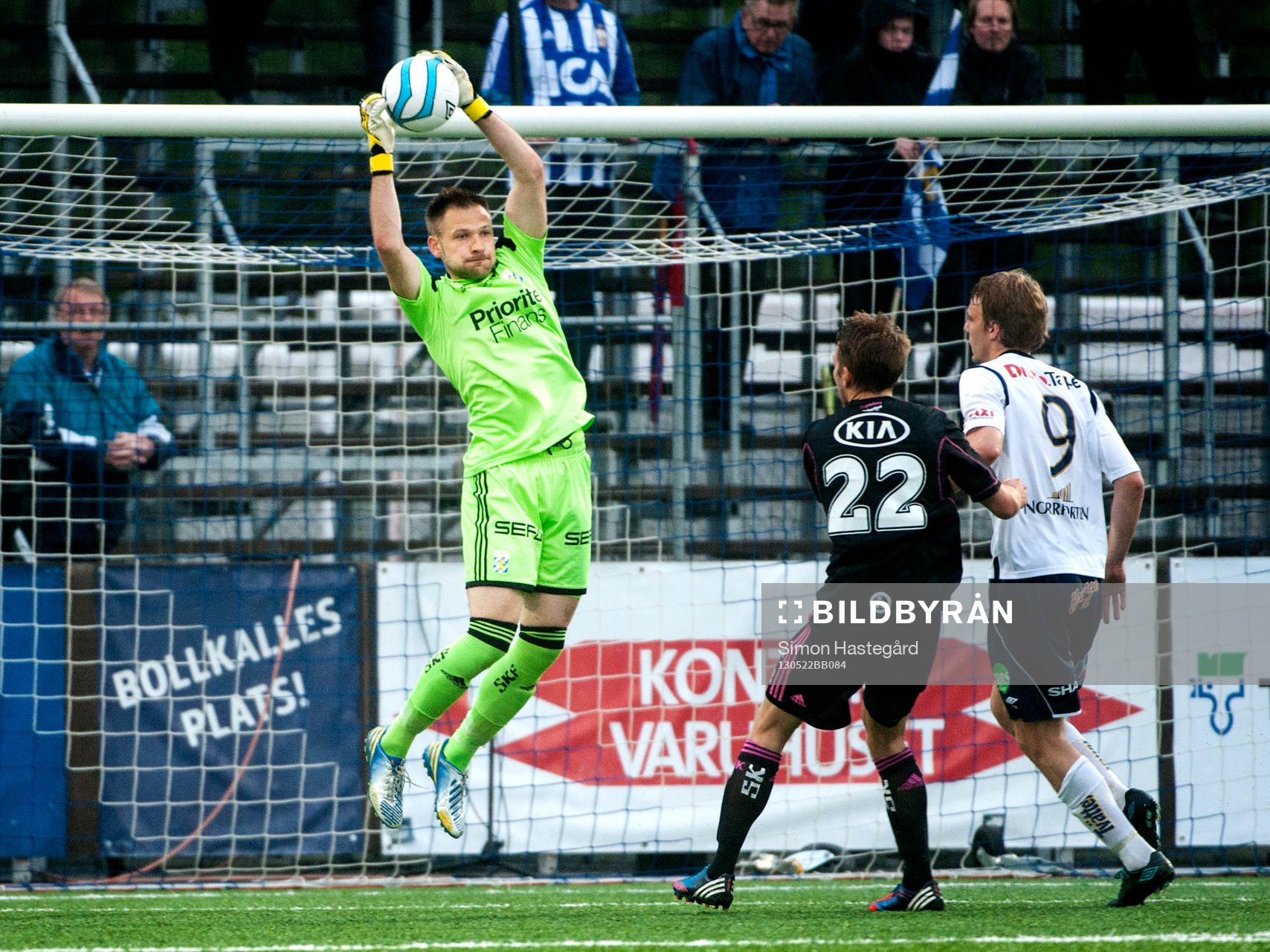 John Alvbåge, målvakt, IFK Göteborg, räddar skott