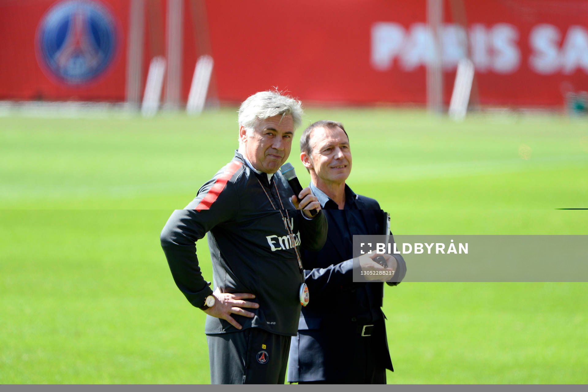 Carlo ANCELOTTI - 22.05.2013 - Entrainement du Paris Saint