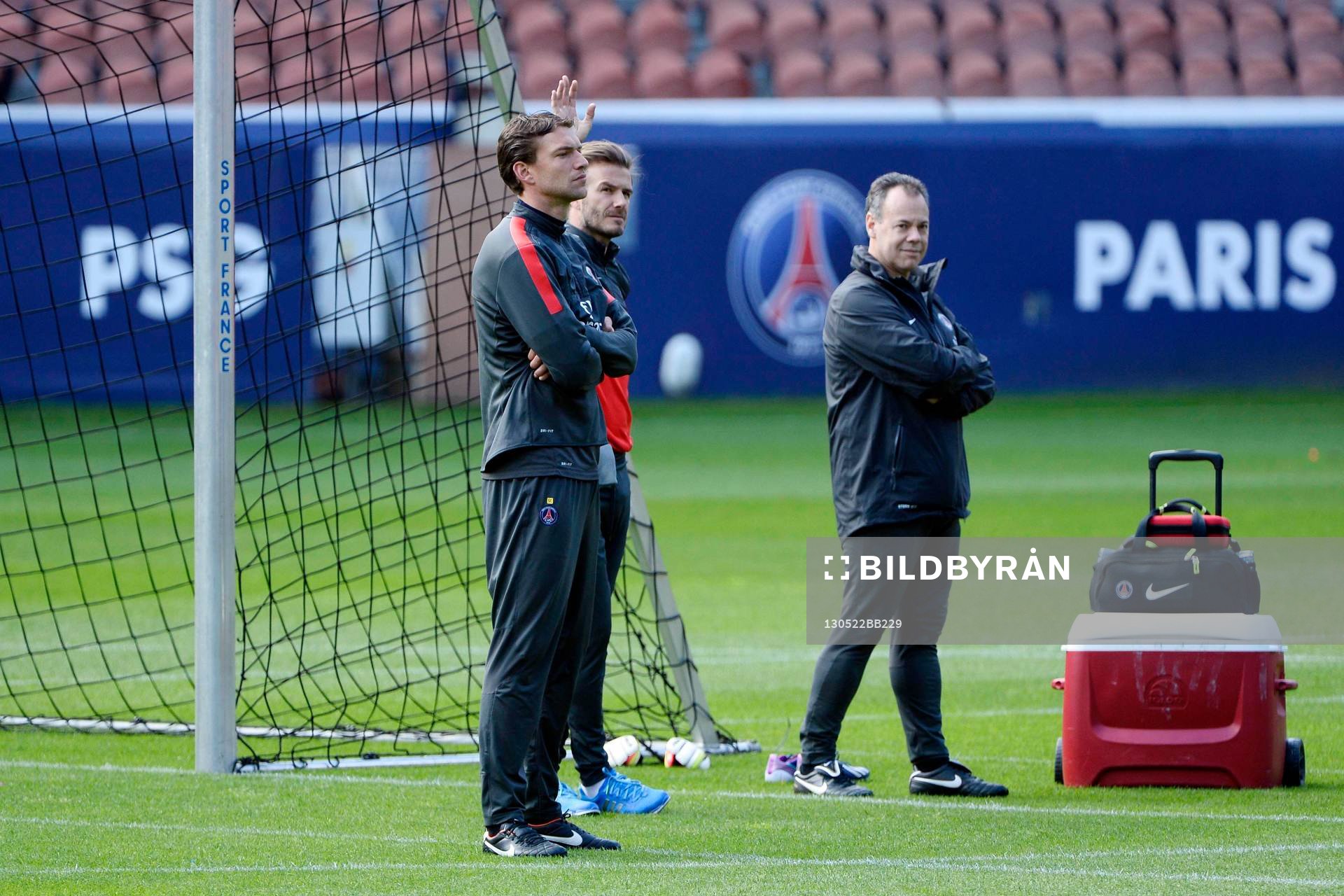  Fotboll, Paris Saint Germain, träning: David BECKHAM - 22.05.2013 - Entrainement du Paris Saint Germain   