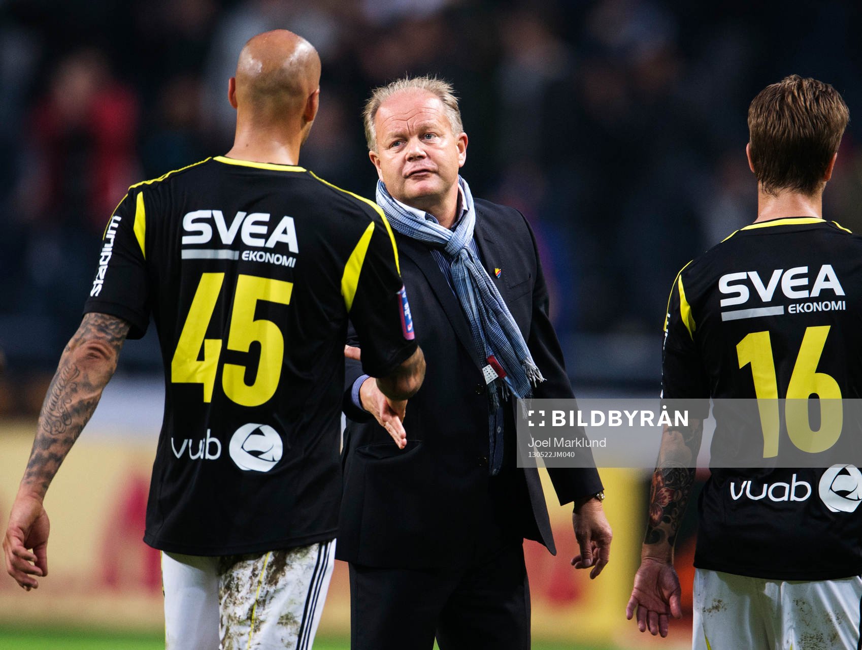 s Daniel Majstorovic tackar Djurgårdens tränare