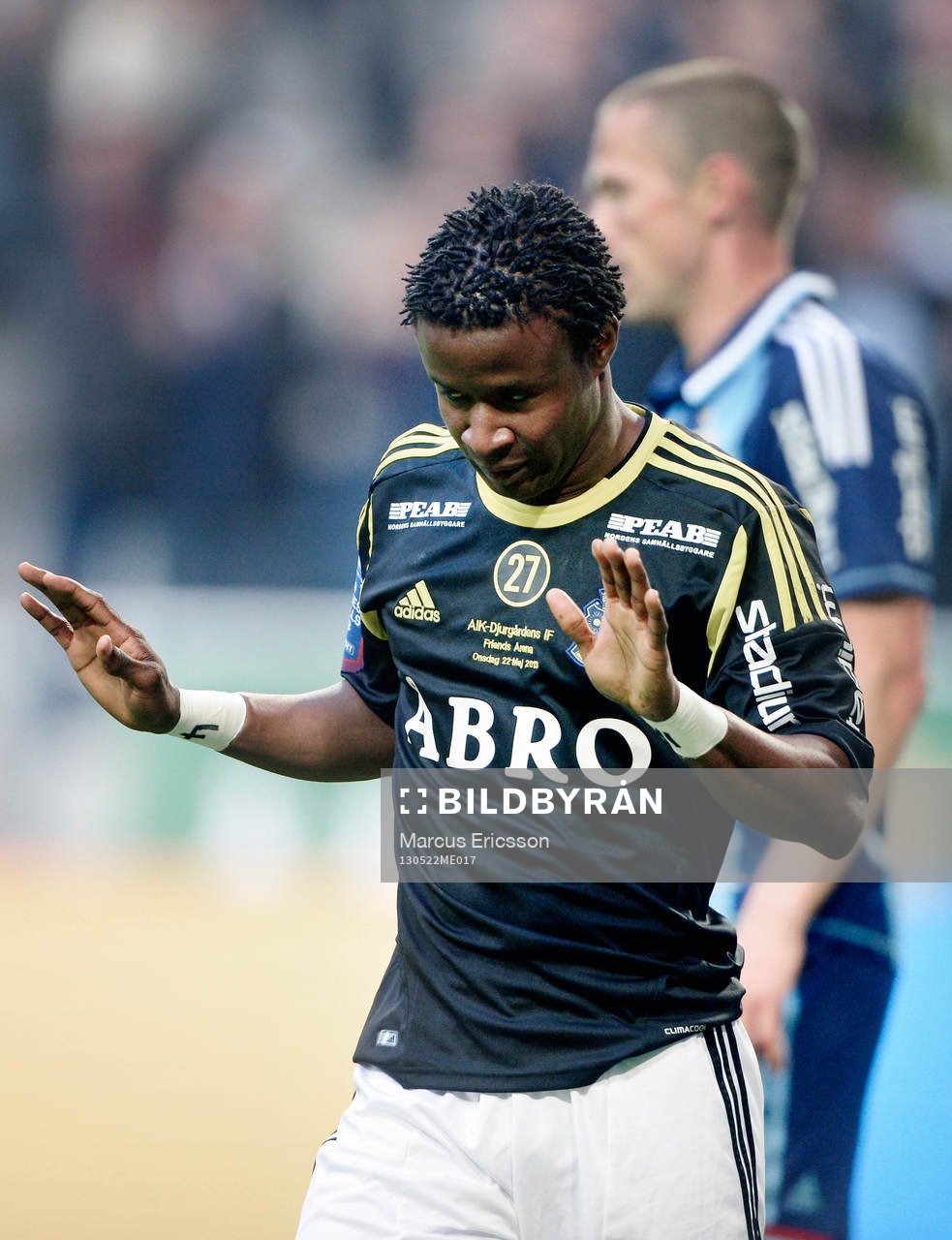 Kennedy Igboananike, AIK har precis gjort 1-0 men