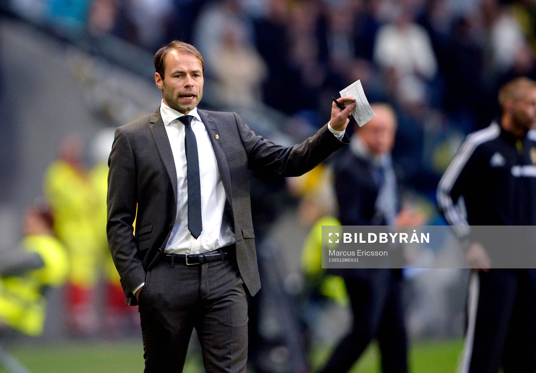 Fotboll, Allsvenskan, AIK - Djurgården: Andreas Alm, tränare AIK.