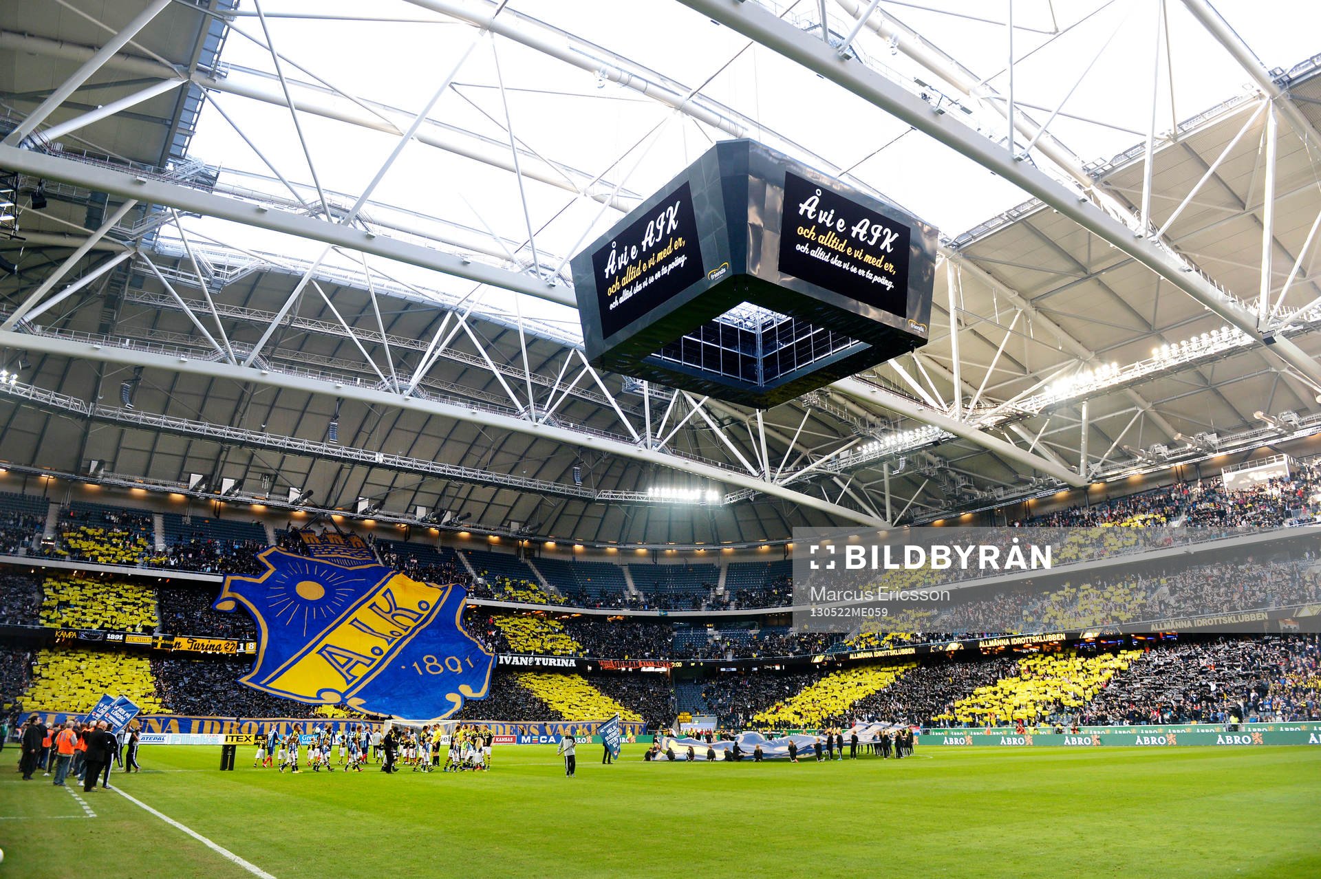 AIK tifo