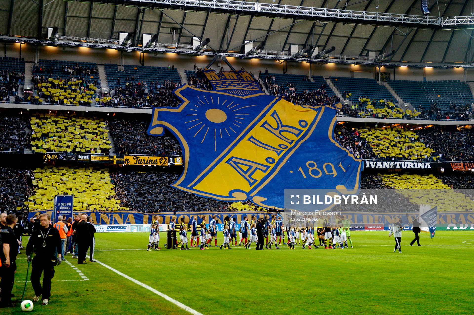 AIK tifo