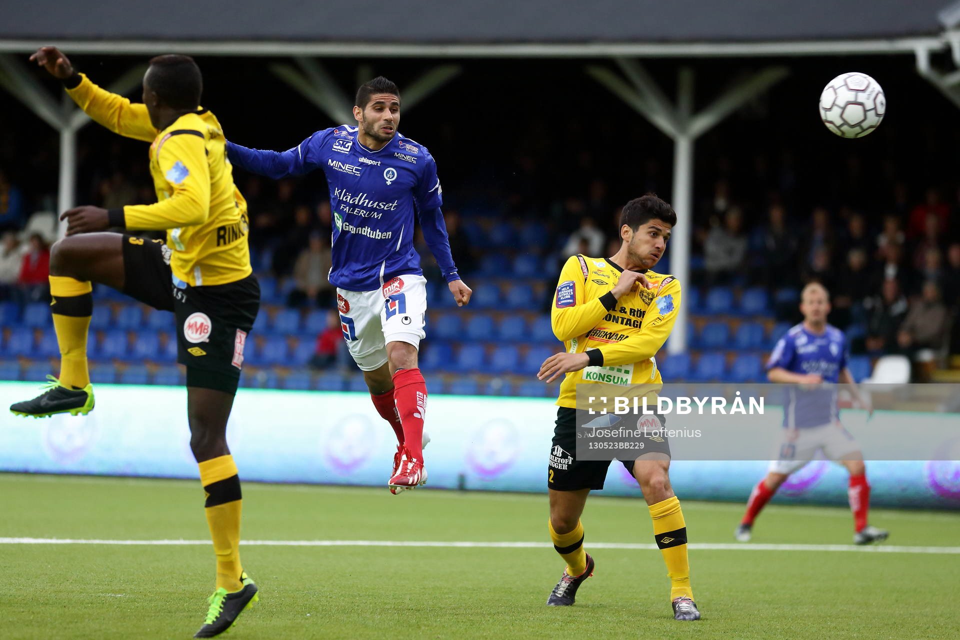 Åtvidaberg Imad Zatara gör mål 2-0, Mjällby Mahmut Özen