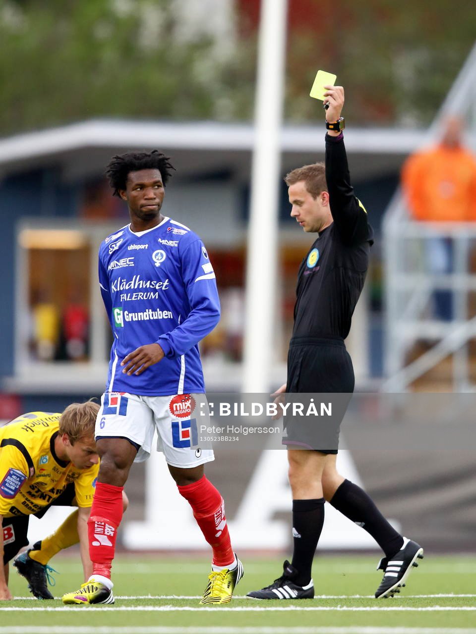 Åtvidaberg Mohamed Abubakari, domare Kristoffer Karlsson
