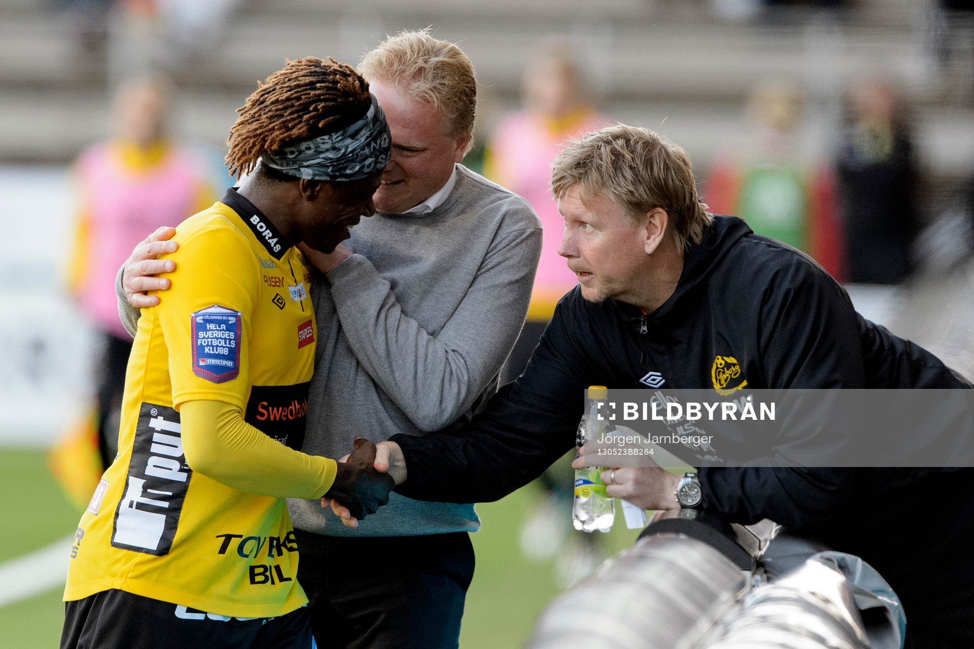Jörgen Lennartsson, tränare och Peter Wettergren,