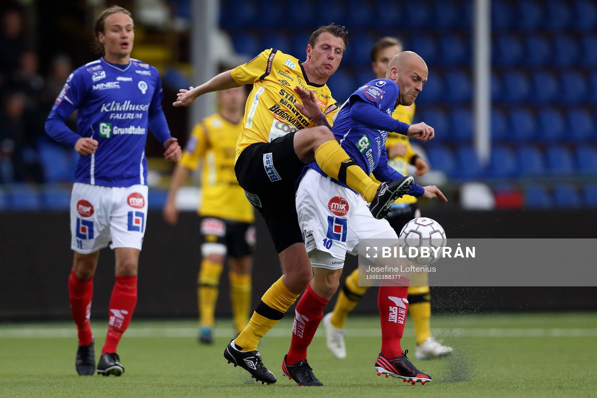 Mjällby Daniel Nilsson och Åtvidaberg Daniel Sjölund