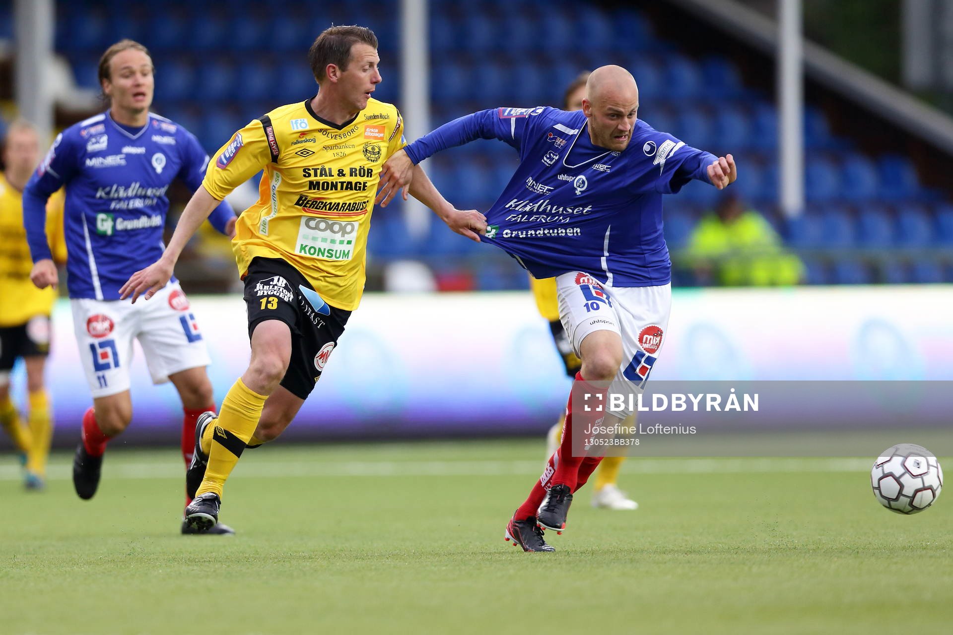 Mjällby Daniel Nilsson och Åtvidaberg Daniel Sjölund