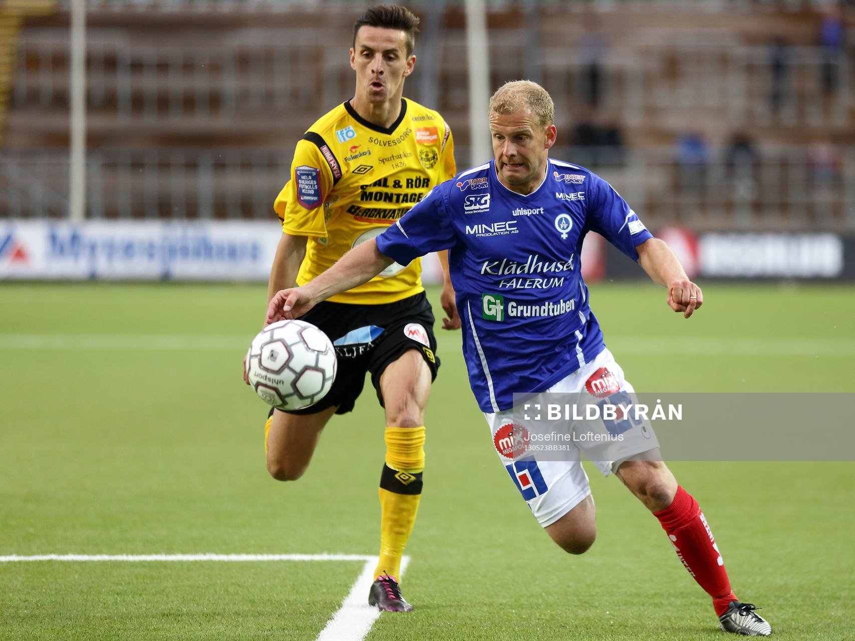 Åtvidaberg Kristian Bergström och Mjällby Haris Radetinac