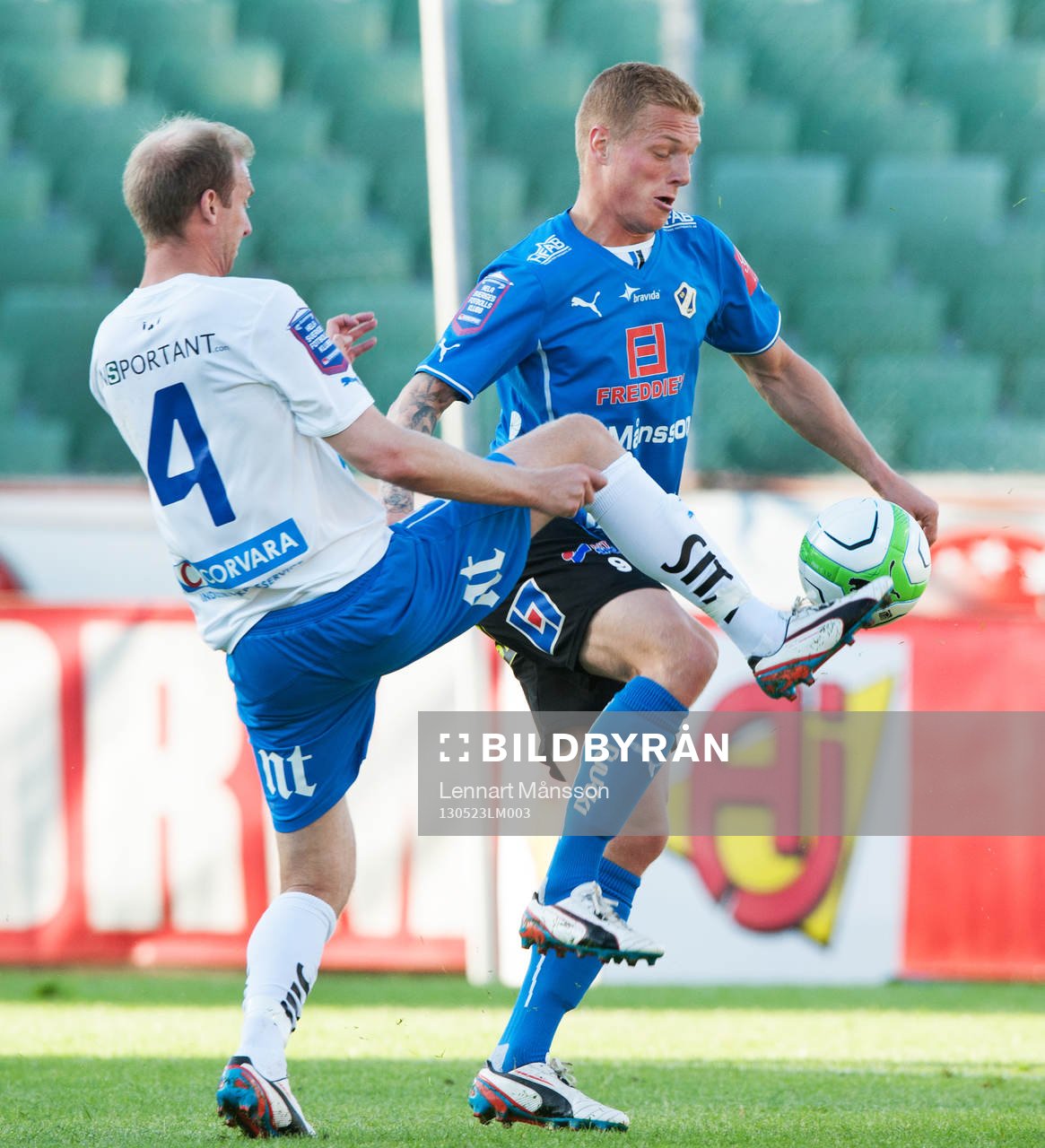 Gudjon Baldvinsson, Halmstad, och Andreas Johansson,
