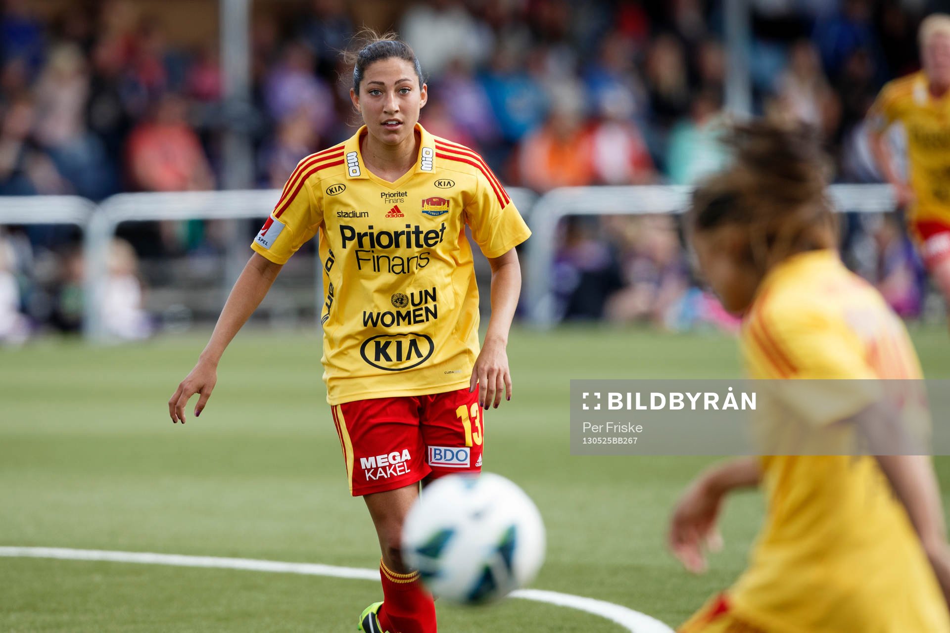 Fotboll, Damallsvenskan, Jitex - Tyresö: Christen Press, Tyresö