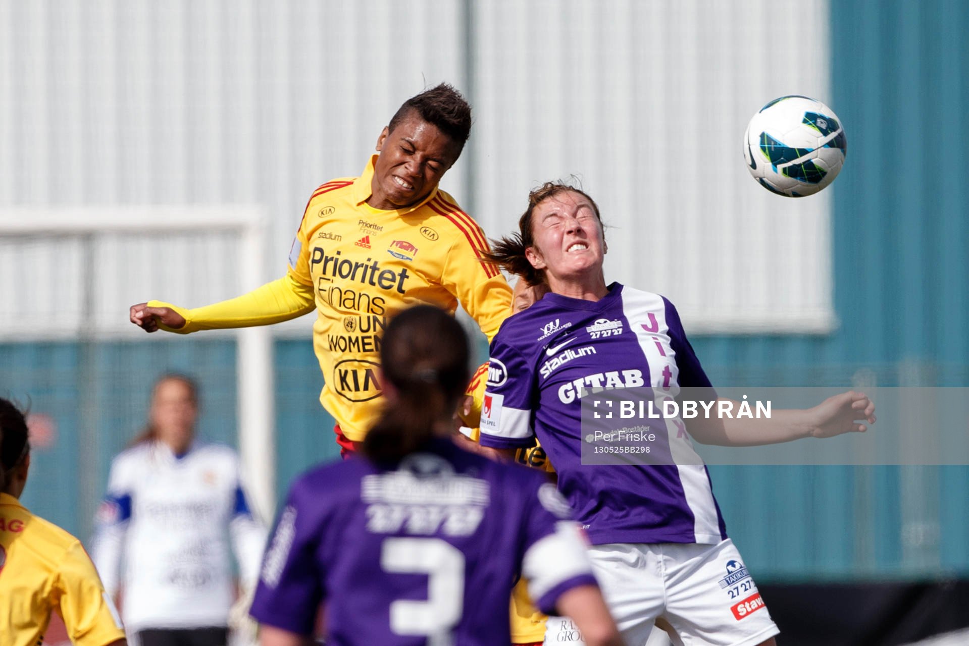 Fotboll, Damallsvenskan, Jitex - Tyresö: Elaine Estrela Moura, Tyresö, Elin Sandgren, Jitex