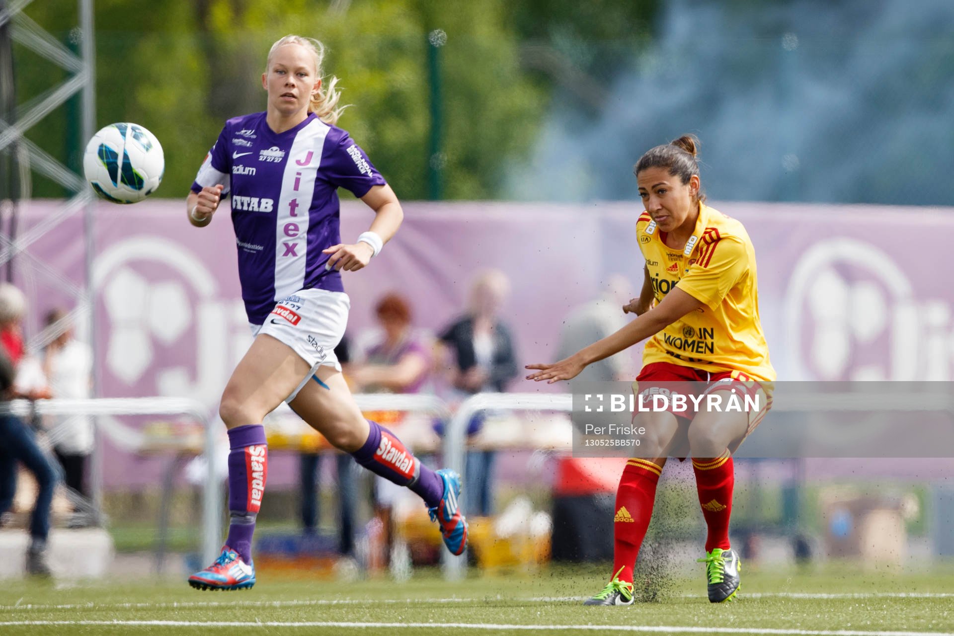 Leena Puranen, Jitex ser Christen Press, Tyresö skjuta ett