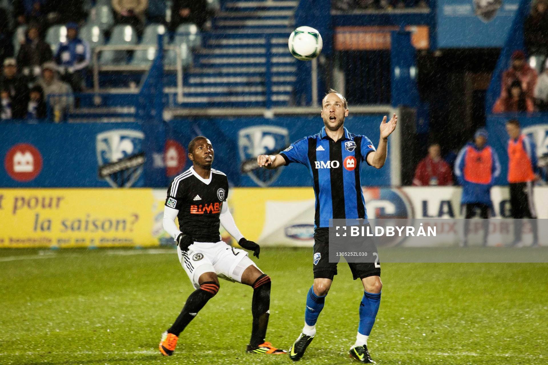 Fotboll, Amerikanska ligan, MLS, Impact Montreal - Philadelphia Union: Justin Mapp / Raymon Gaddis - 25.05.2013 - Impact Montreal / Philadelphia Union - MLS