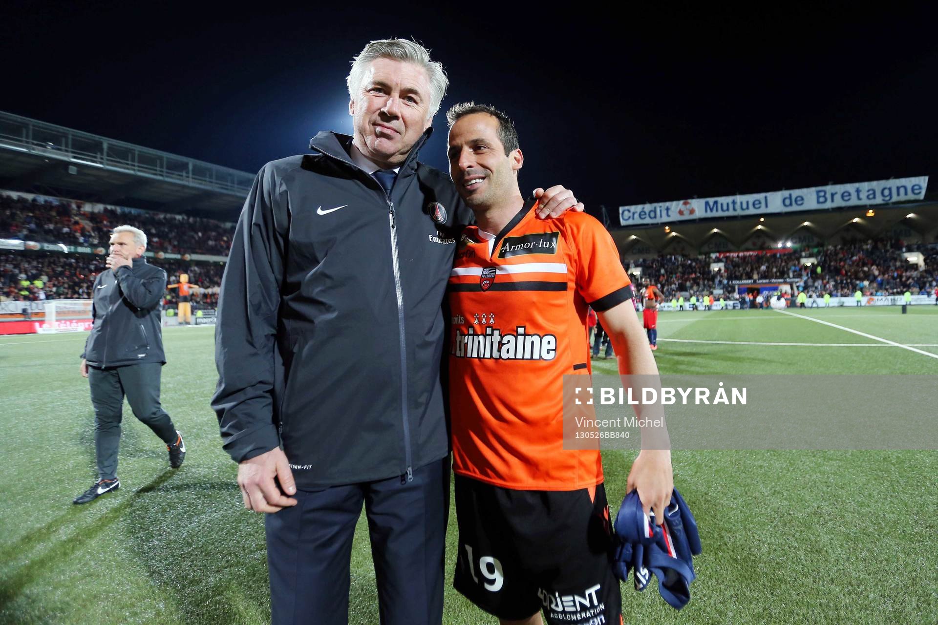 Carlo ANCELOTTI / Ludovic GIULY (dernier match) -