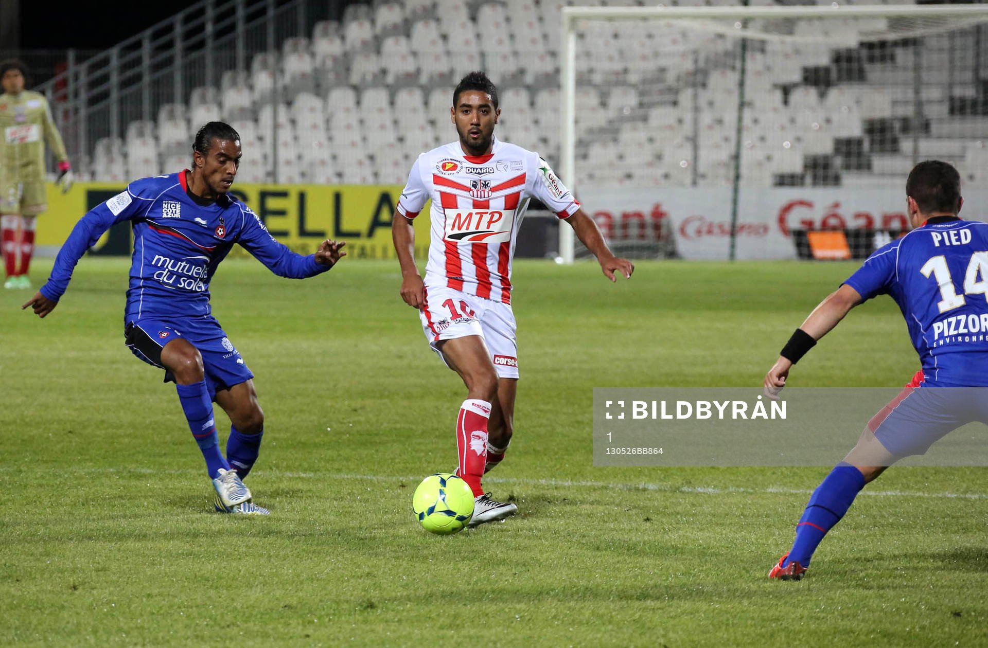  Fotboll, Ajaccio - Nice : Chahir BELGHAZOUANI - 26.05.2013 - Ajaccio / Nice - 38e journee Ligue 1