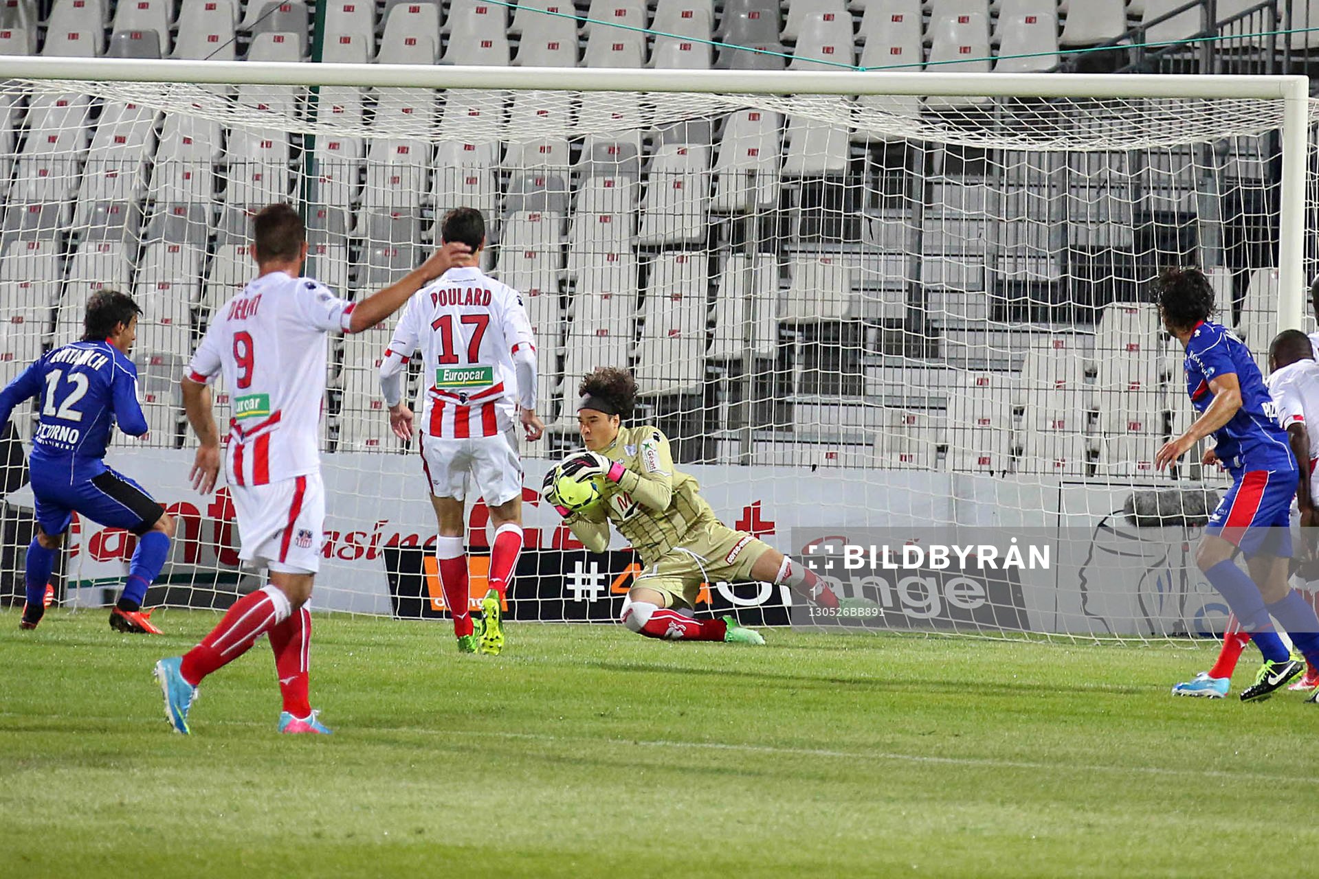  Fotboll, Ajaccio - Nice: Guillermo OCHOA - 26.05.2013 - Ajaccio / Nice - 38e journee Ligue 1