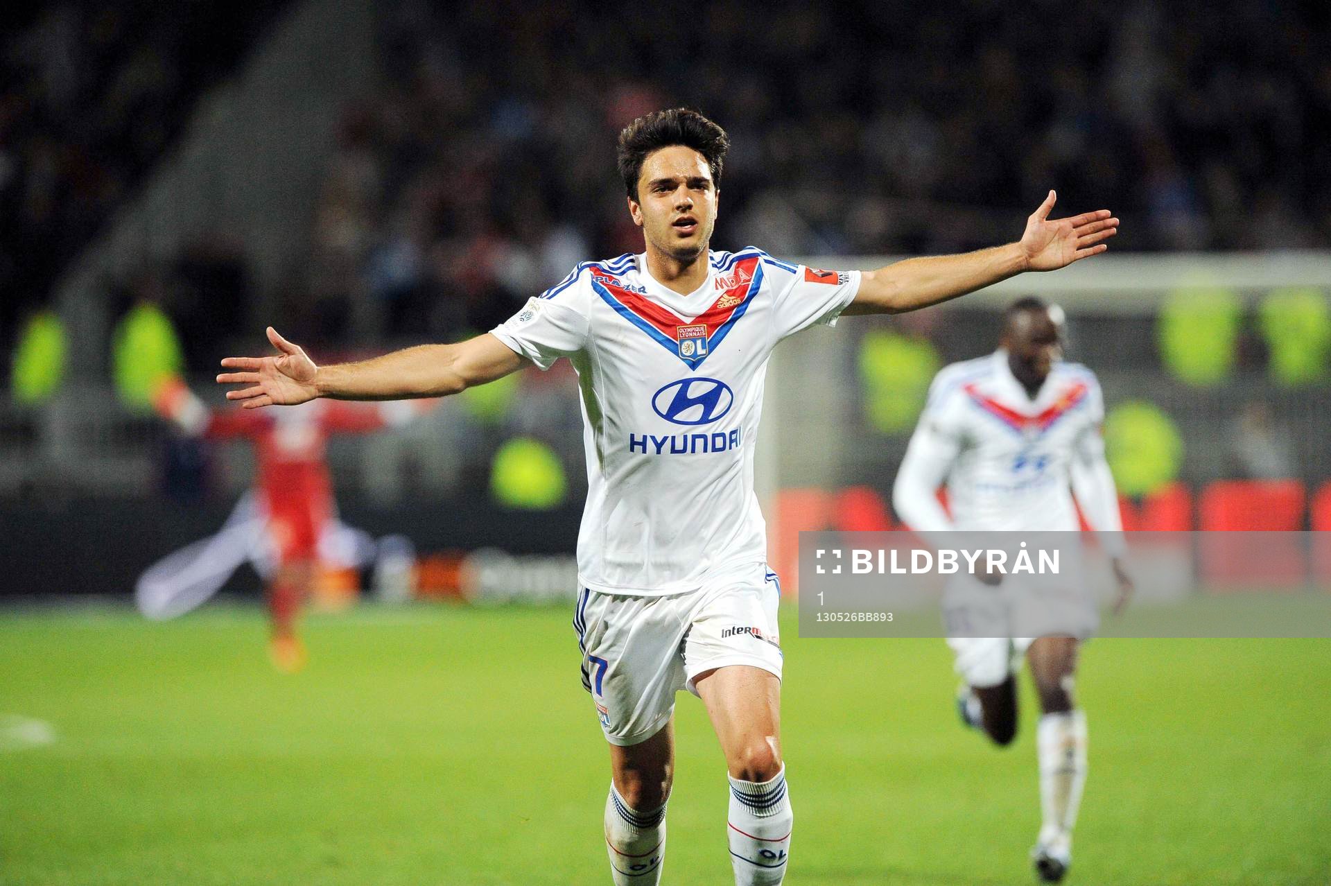  Fotboll, Lyon - Rennes: Joie Clement GRENIER - 26.05.2013 - Lyon / Rennes - 38e journee Ligue 1