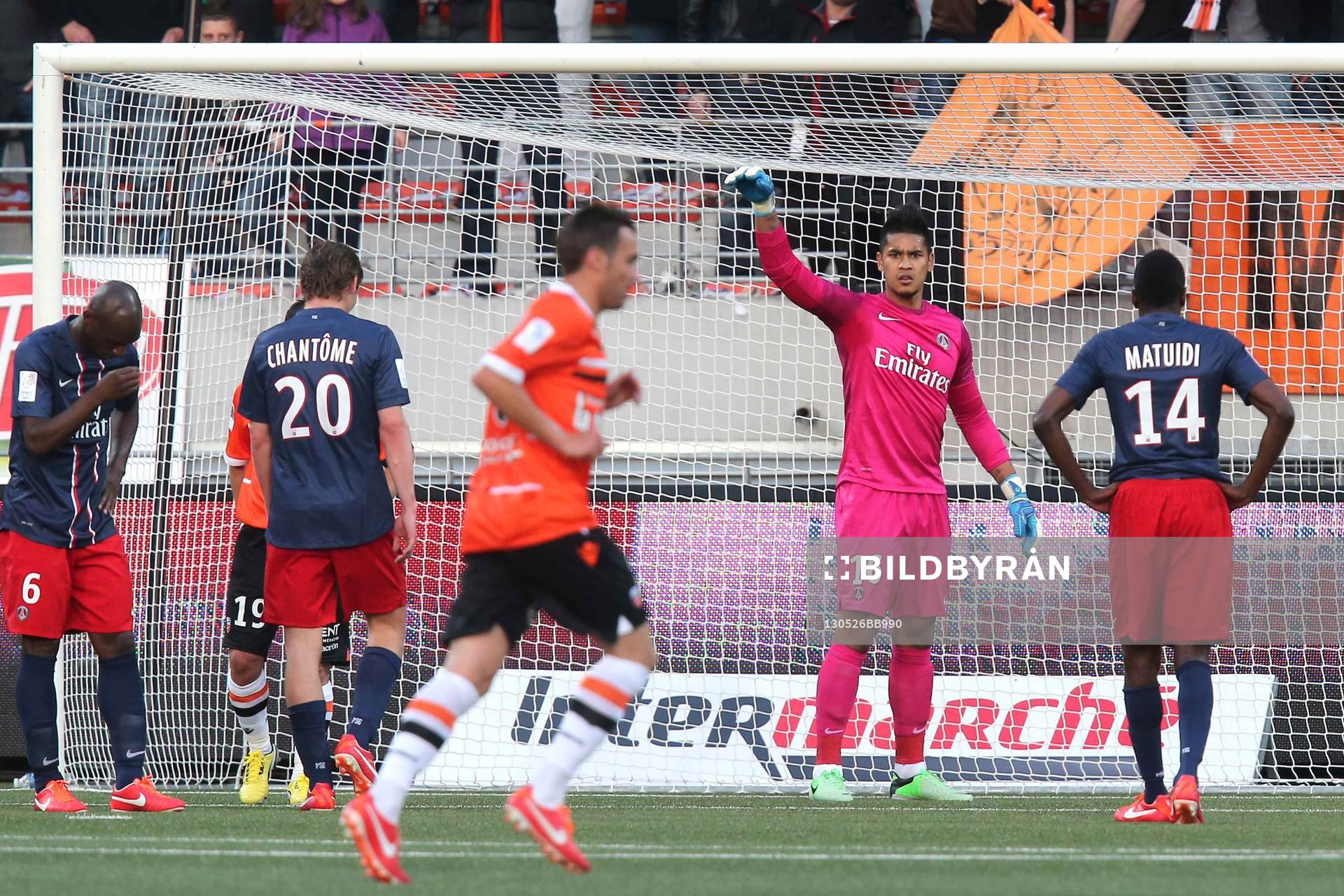  Fotboll, Lorient - Paris Saint Germain: Alphonse AREOLA - 26.05.2013 - Lorient / Paris Saint Germain - 38e journee Ligue 1