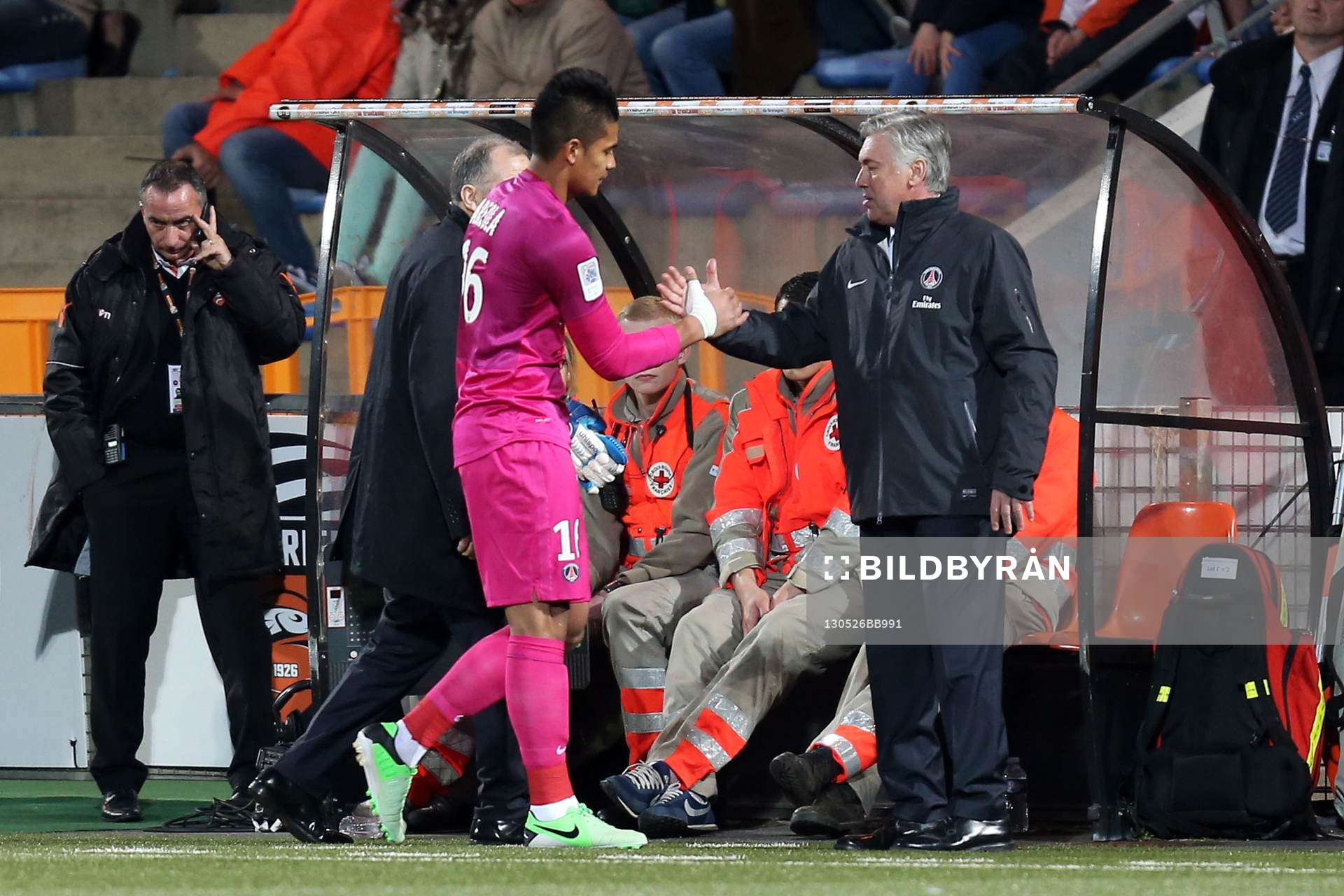 Alphonse AREOLA / Carlo ANCELOTTI - 26.05.2013 - Lorient /