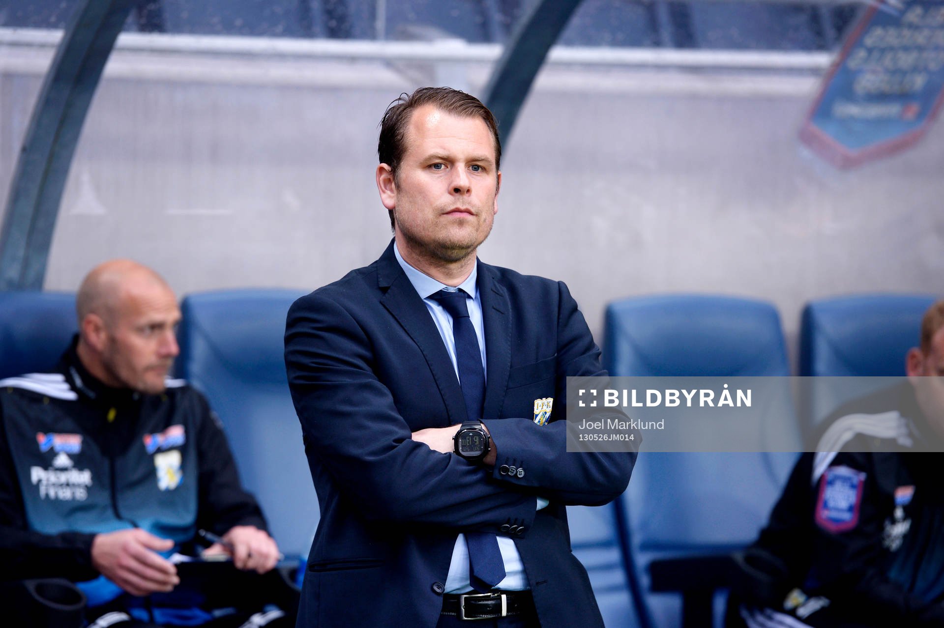 IFK Göteborgs tränare Mikael Stahre i finalen i Svenska